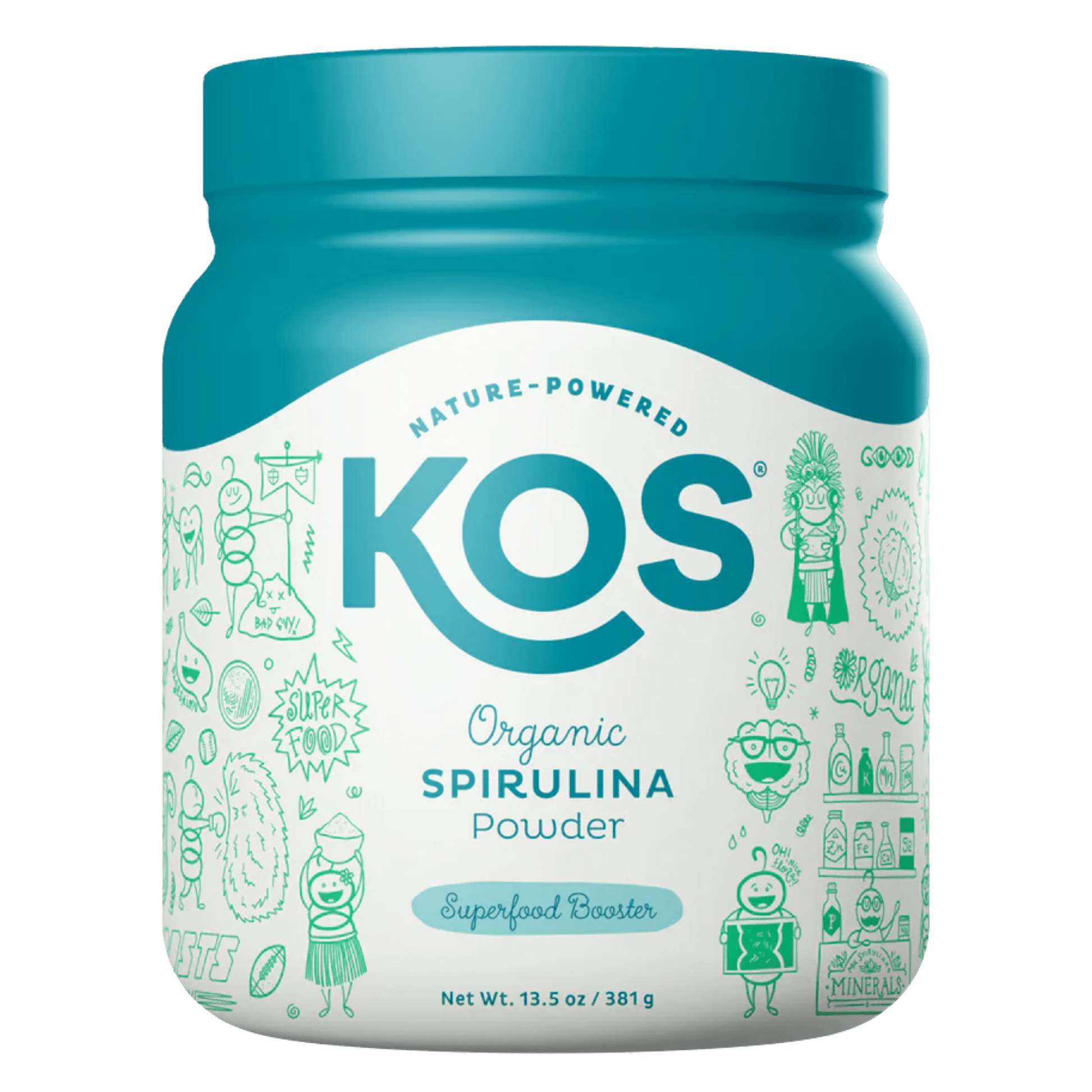 Organic Spirulina Powder, 109 Servings - Vegan America