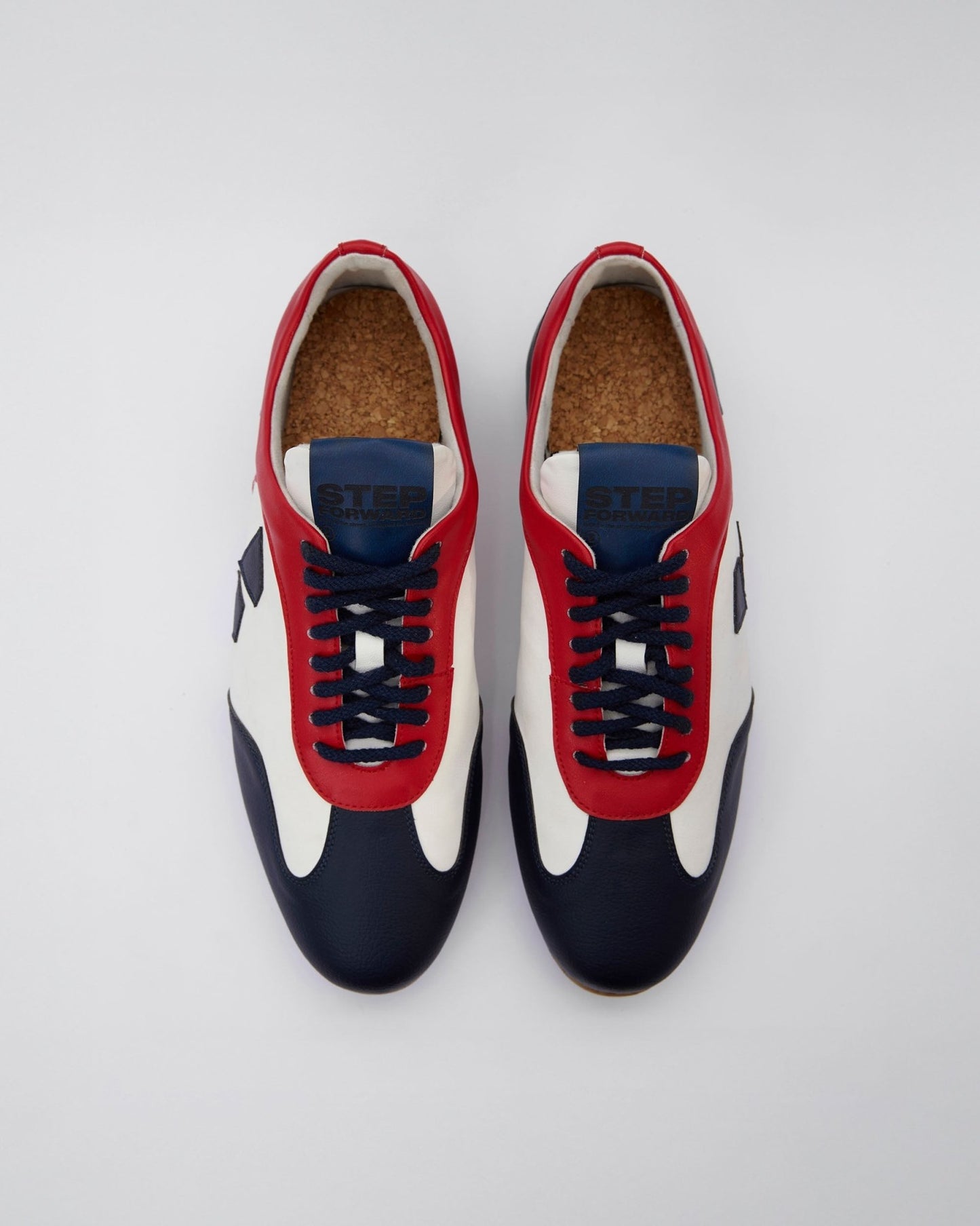 Racer Sneakers Blue Red White - Vegan America