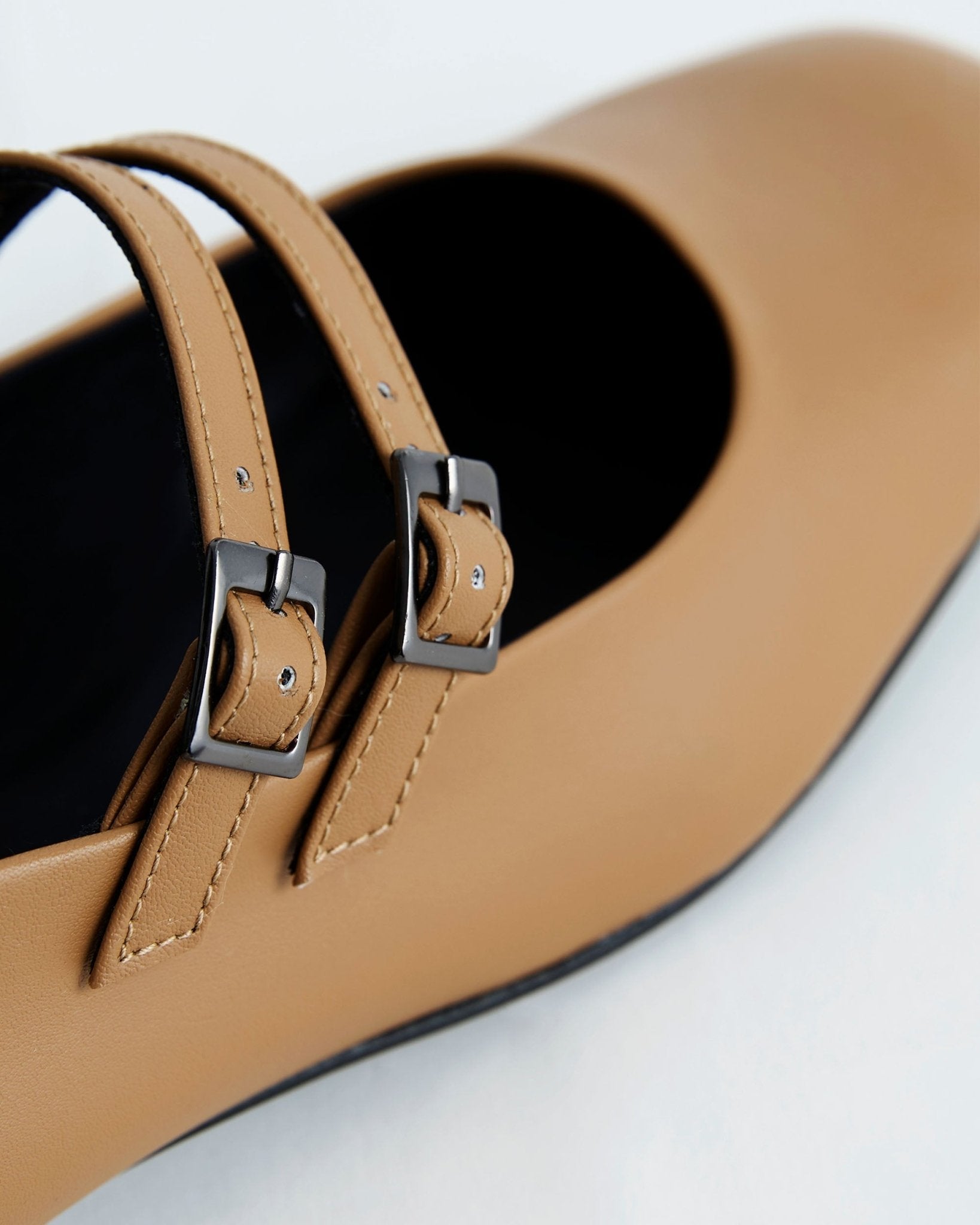 Carmel Mary Jane Pumps beige ballerinas - Vegan America