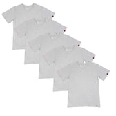 Round Neck T-shirt, Unisex Grey Marle (5 pack) - Vegan America