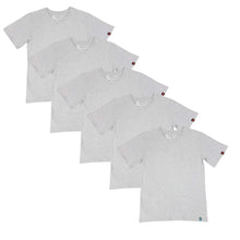 Round Neck T-shirt, Unisex Grey Marle (5 pack)