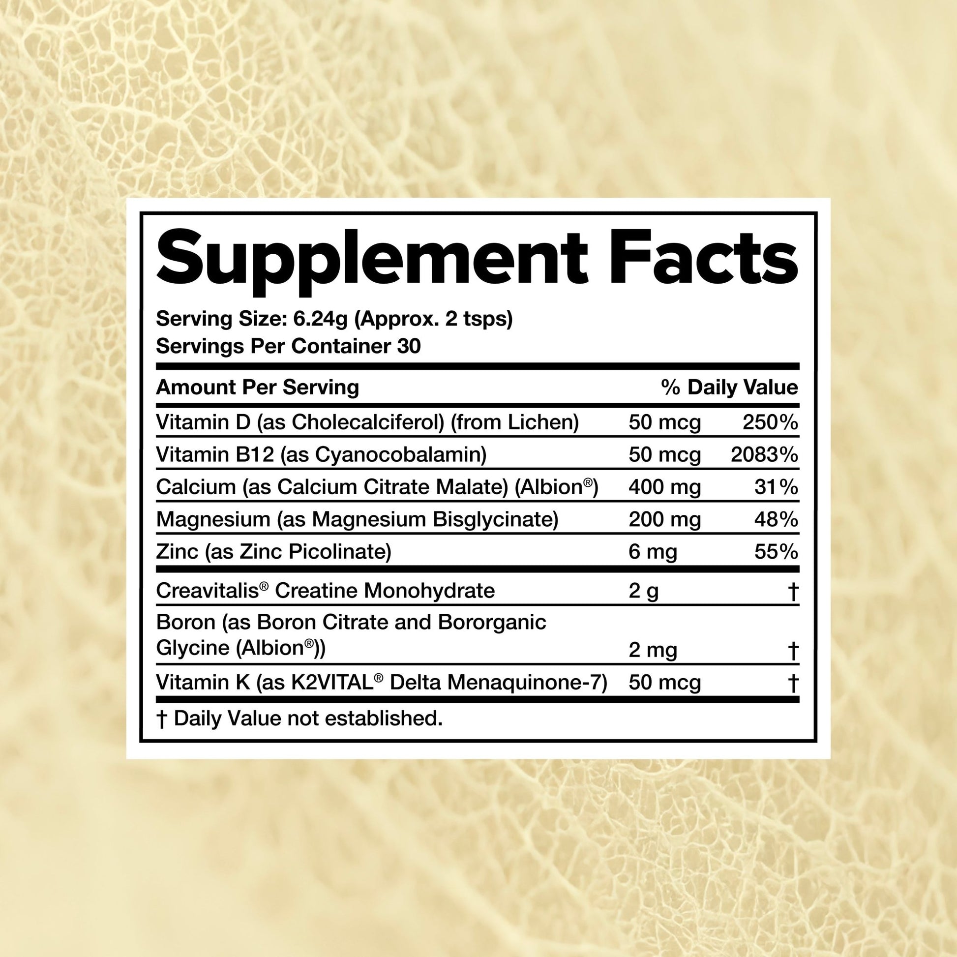 COMPLEMENT® Bone Vitality - Vegan America