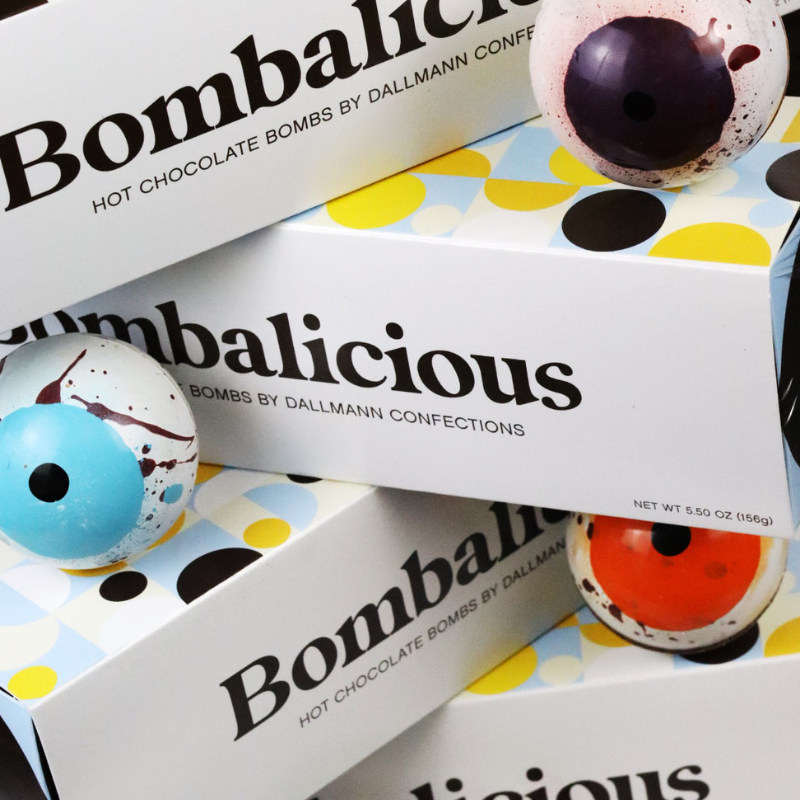 ** VEGAN ** Bombalicious Hot Chocolate Bombs: 'Eye See You' Halloween Edition