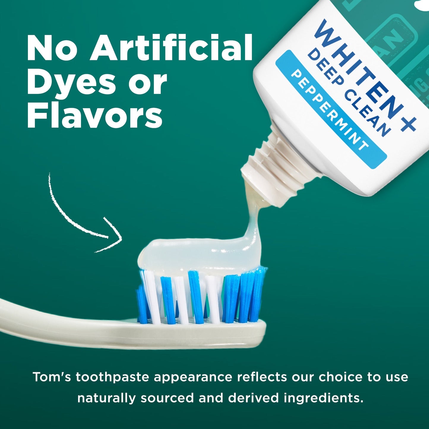 Whiten Plus Deep Clean Natural Whitening Peppermint Toothpaste