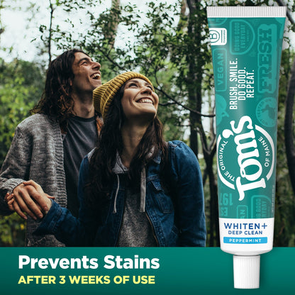 Whiten Plus Deep Clean Natural Whitening Peppermint Toothpaste