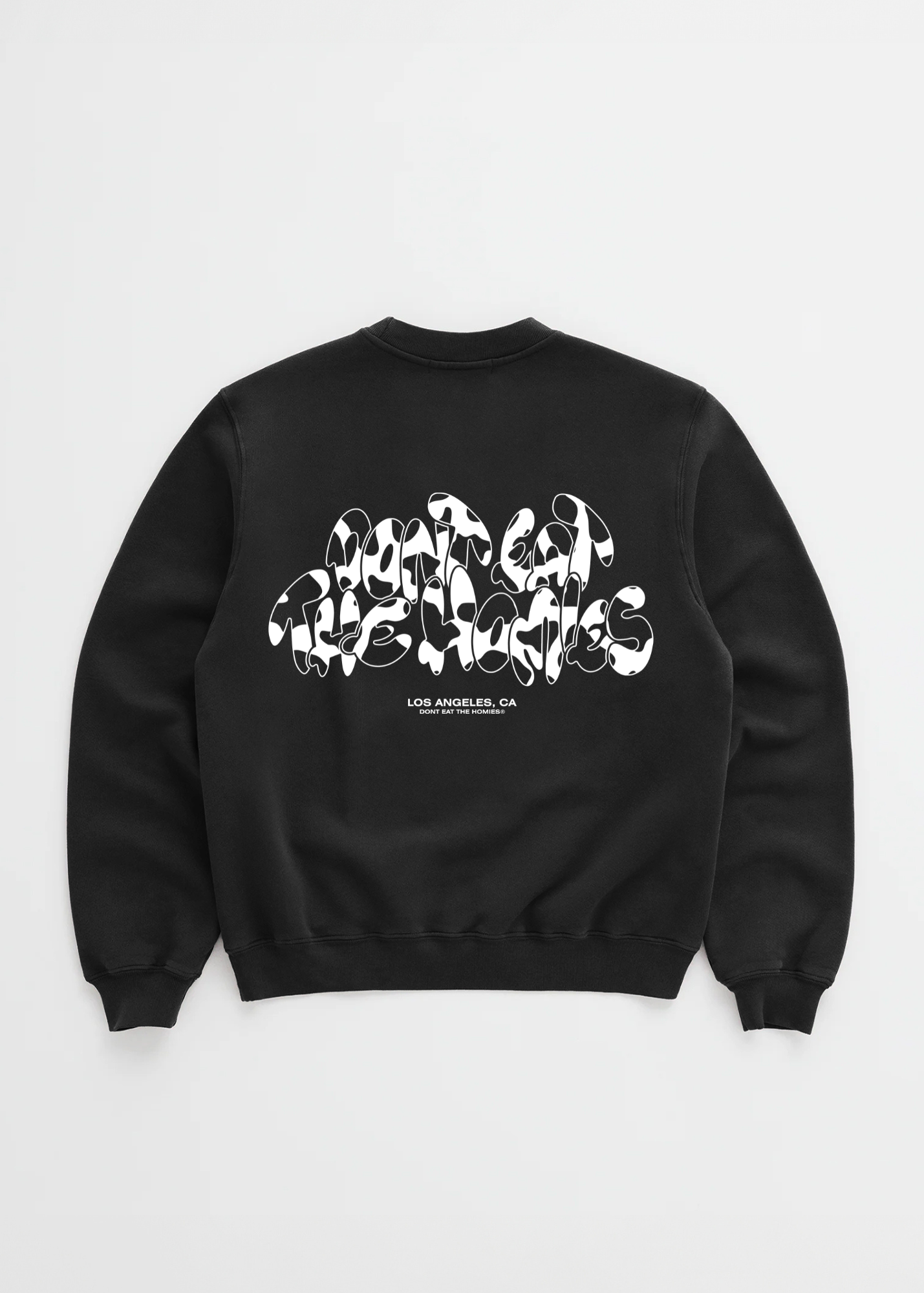 DONT EAT THE HOMIES BUBBLE CREWNECK