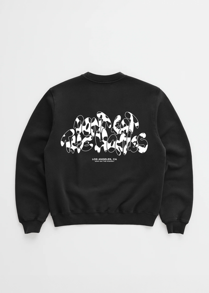 DONT EAT THE HOMIES BUBBLE CREWNECK