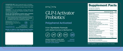 Gut Activator Probiotic Supplement for Gut Health, Energy & Metabolic Support – Akkermansia, Berberine, Gymnema, Resveratrol, EGCG & Hops