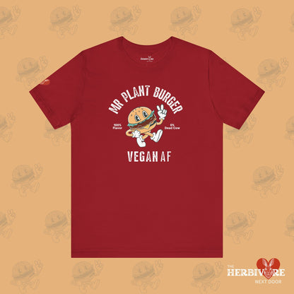 Mr. Plant Burger - Vegan T-Shirt - Vegan America