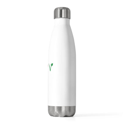 Peace Love Vegan - 20oz Insulated Water Bottle - Vegan America