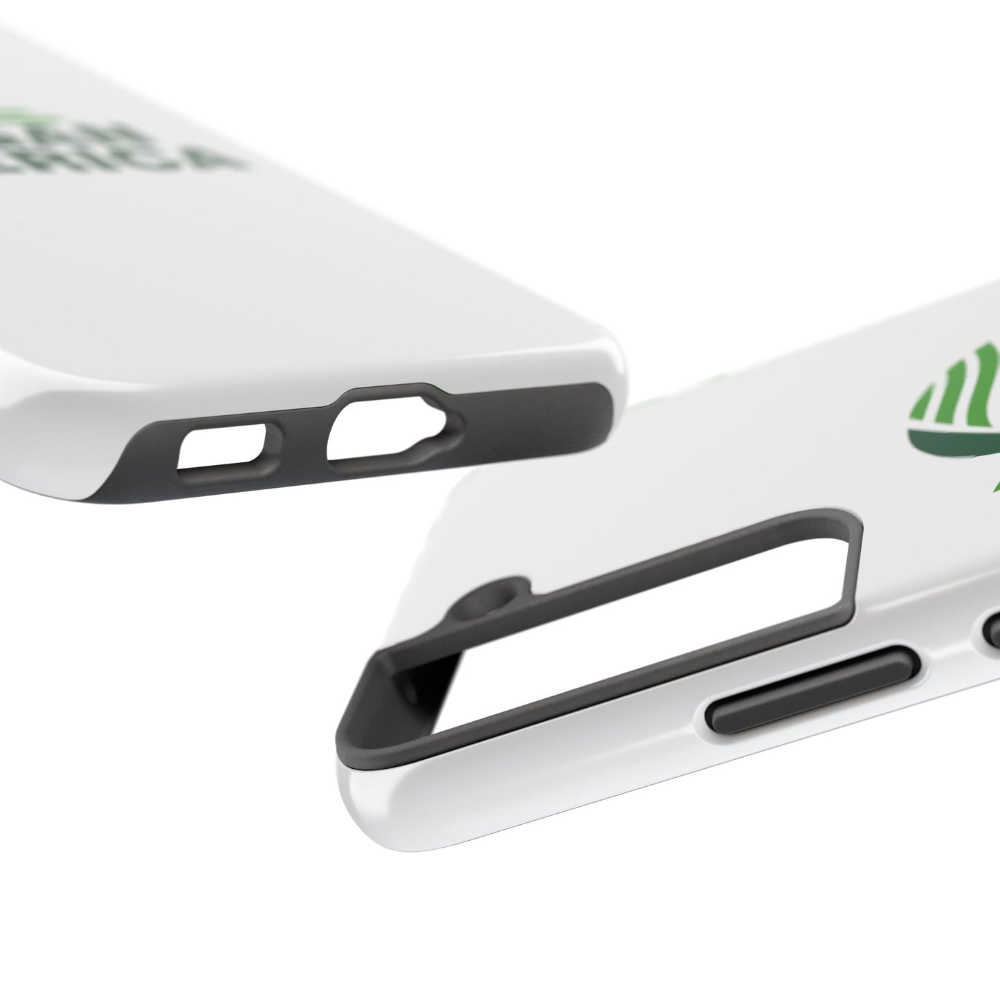 Vegan America Tough Phone Case — Eco - Friendly Plant Logo Protective Cover - Vegan America