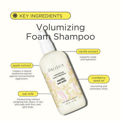 Vanilla Oat Milk Volumizing Foam Shampoo