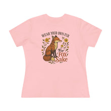 "Wear Your Own Fur For Fox Sake" Vintage Fox Graphic T-Shirt - Vegan America