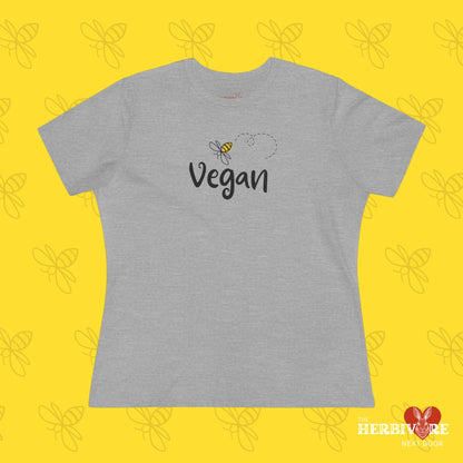Bee Vegan - Women's Style B&C 6400 - Vegan America