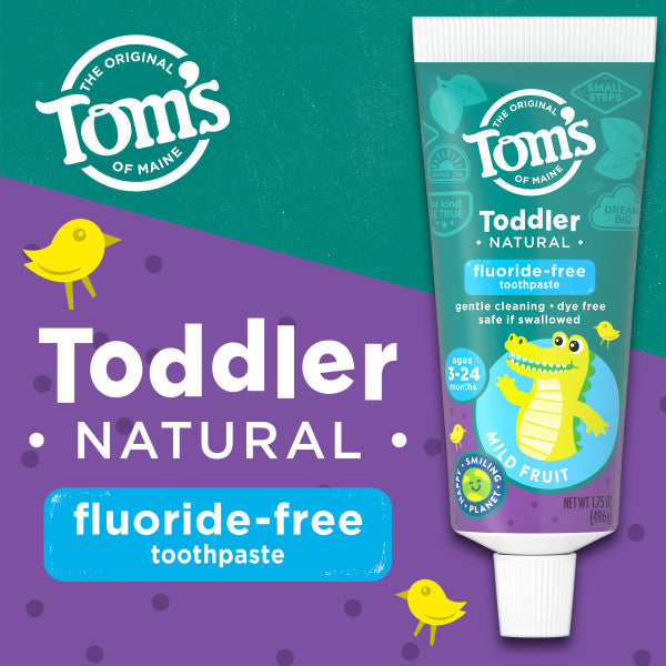 Fluoride-Free Toddler Training Natural Toothpaste