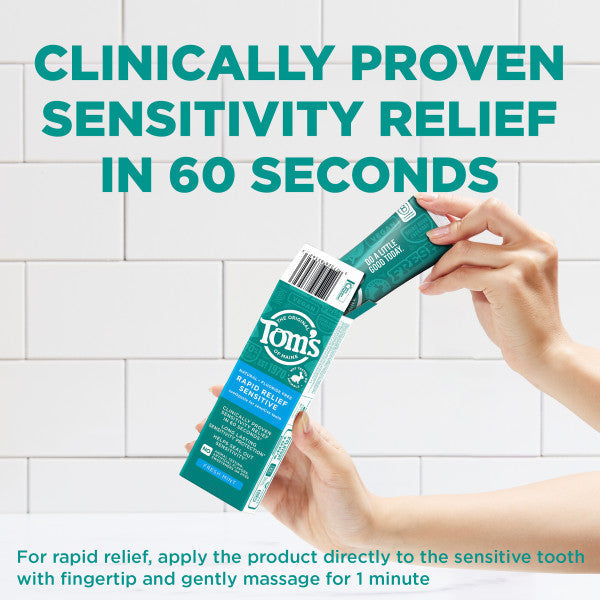 Fluoride-Free Rapid Relief Sensitive Fresh Mint Natural Toothpaste
