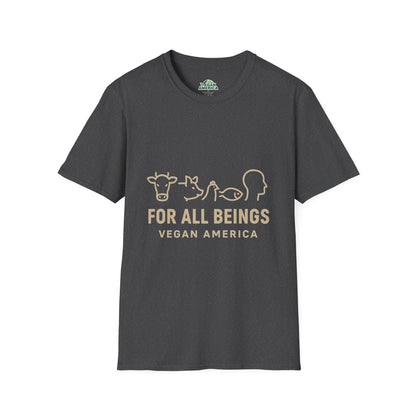 Unisex Vegan America T-Shirt, Eco - Friendly Apparel, Plant - Based Lifestyle Shirt, Perfect Gift for Vegans, Animal Rights Awareness Wear - Vegan America