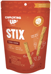 Cracking Up Chili Crisp STIX Snack Sticks (4oz) - Vegan America