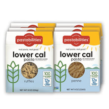 Lower Cal Pasta Variety Pack: Penne & Ruffles