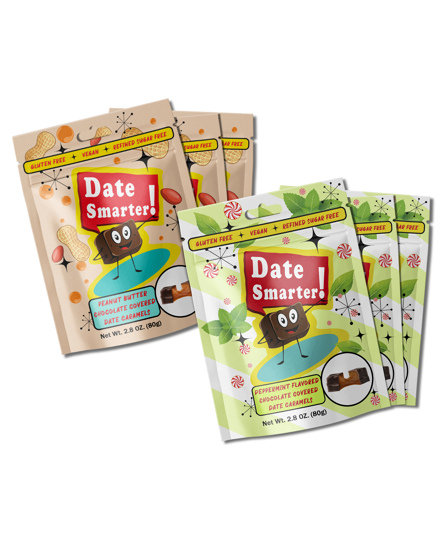 Variety Pack: Peanut Butter & Peppermint Flavor - 6pk