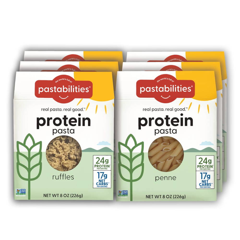 Protein Pasta Variety Pack: Penne & Ruffles