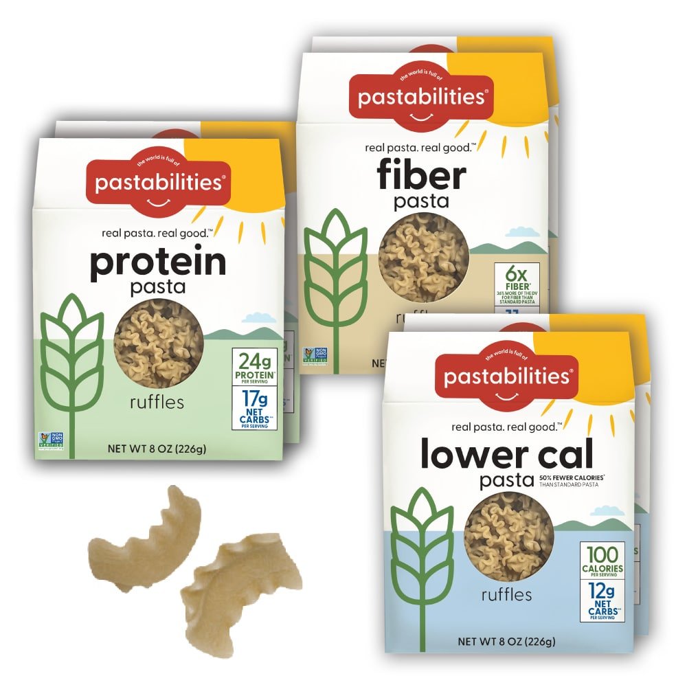 Ruffles Pasta Variety Pack: Protein, Fiber & Lower Calorie