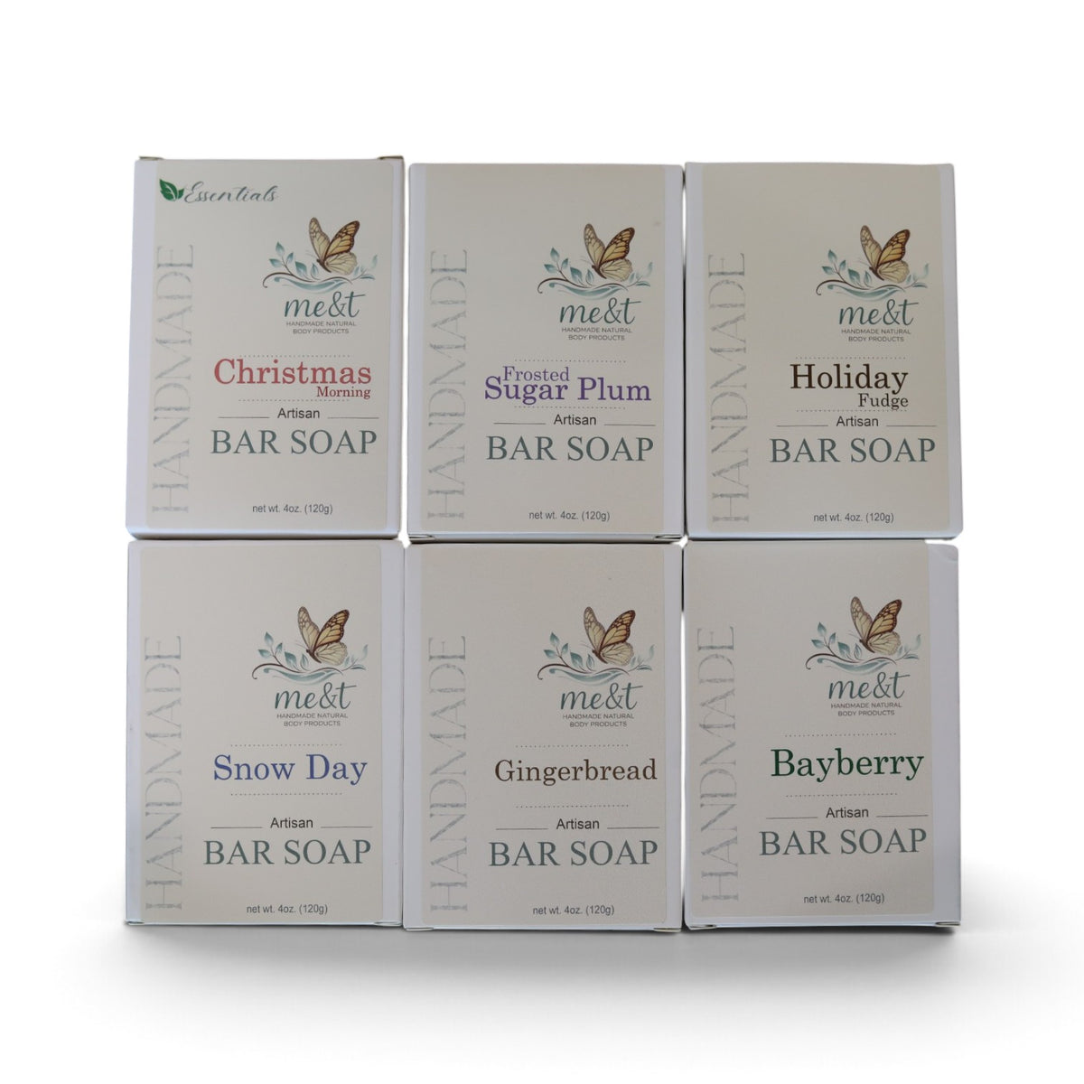 holiday bar soap gift set
