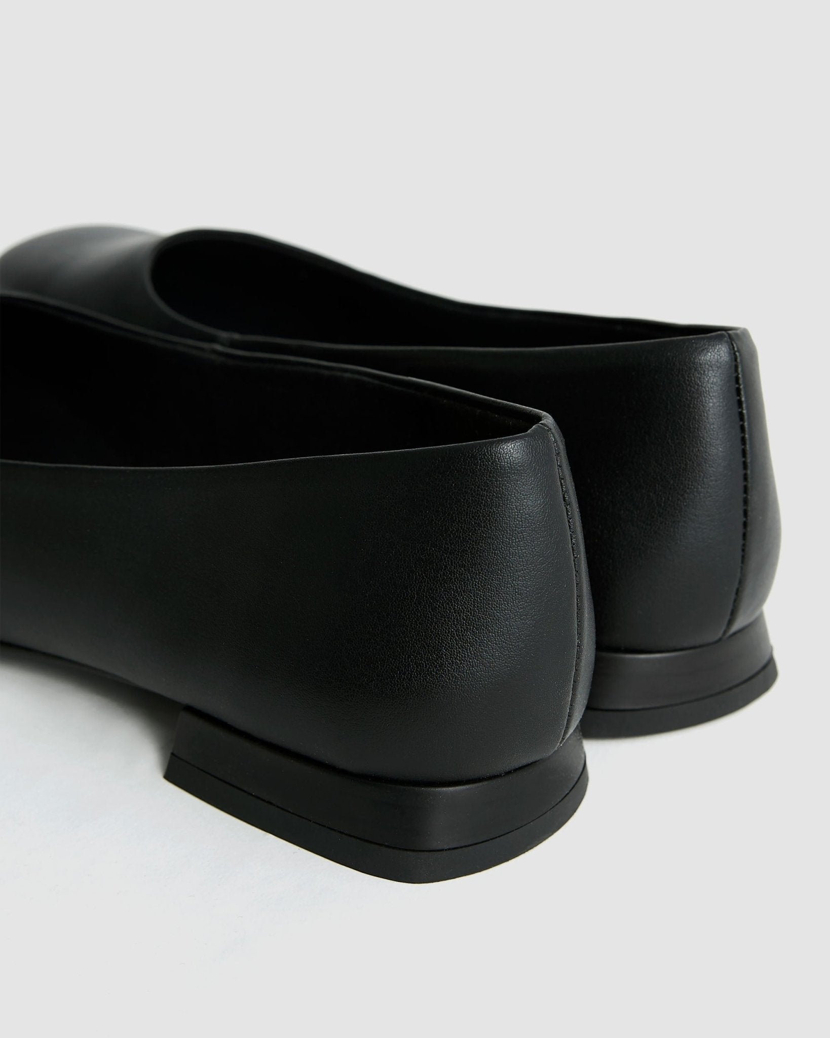 Black Diana Pumps black ballerinas with a square - cut shape - Vegan America