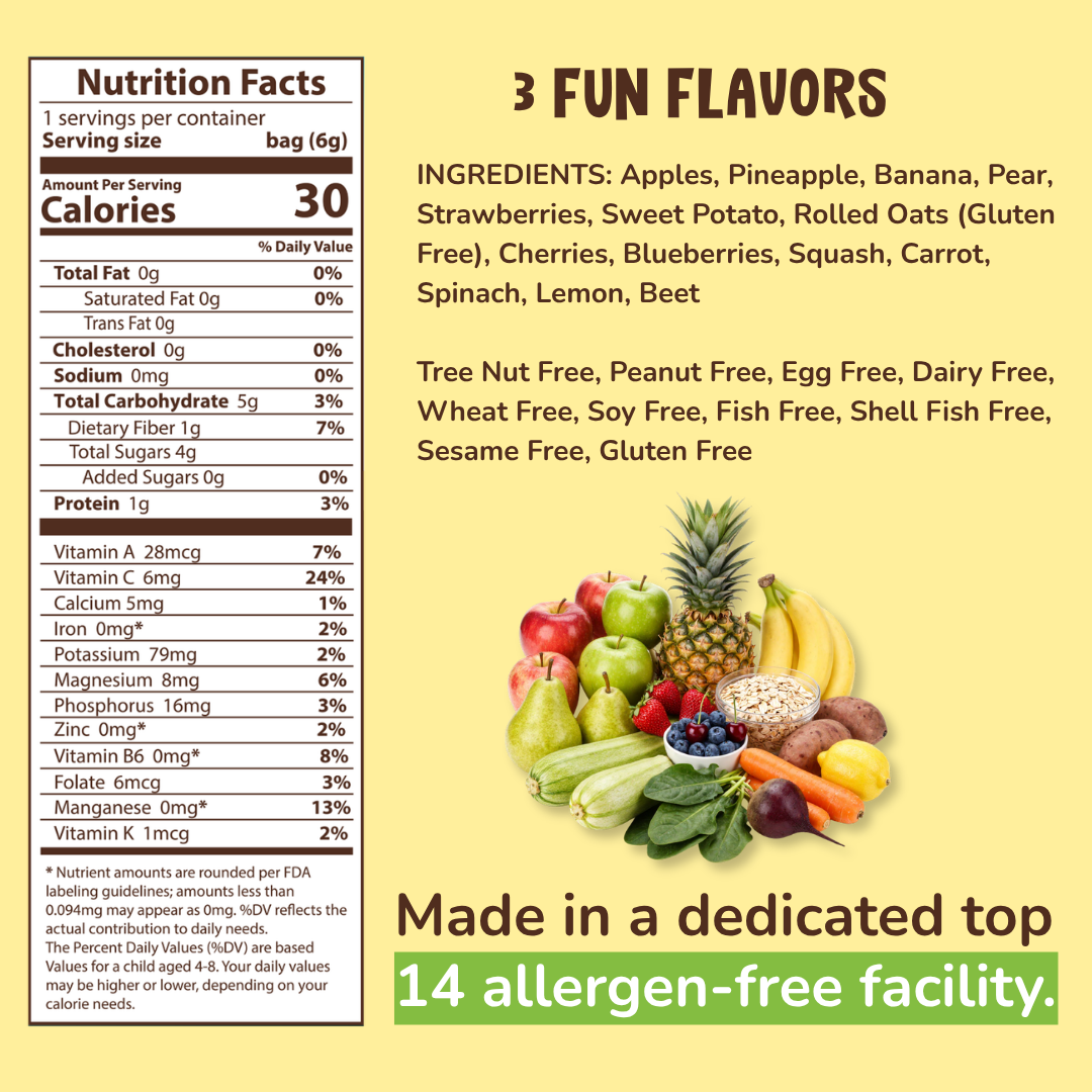 Variety Pack - Hapinest | Freeze Dried Fruits & Veggies