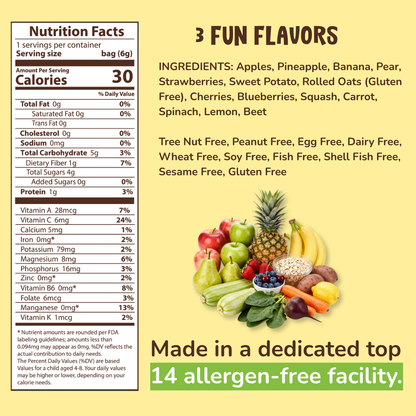 Variety Pack - Hapinest | Freeze Dried Fruits & Veggies