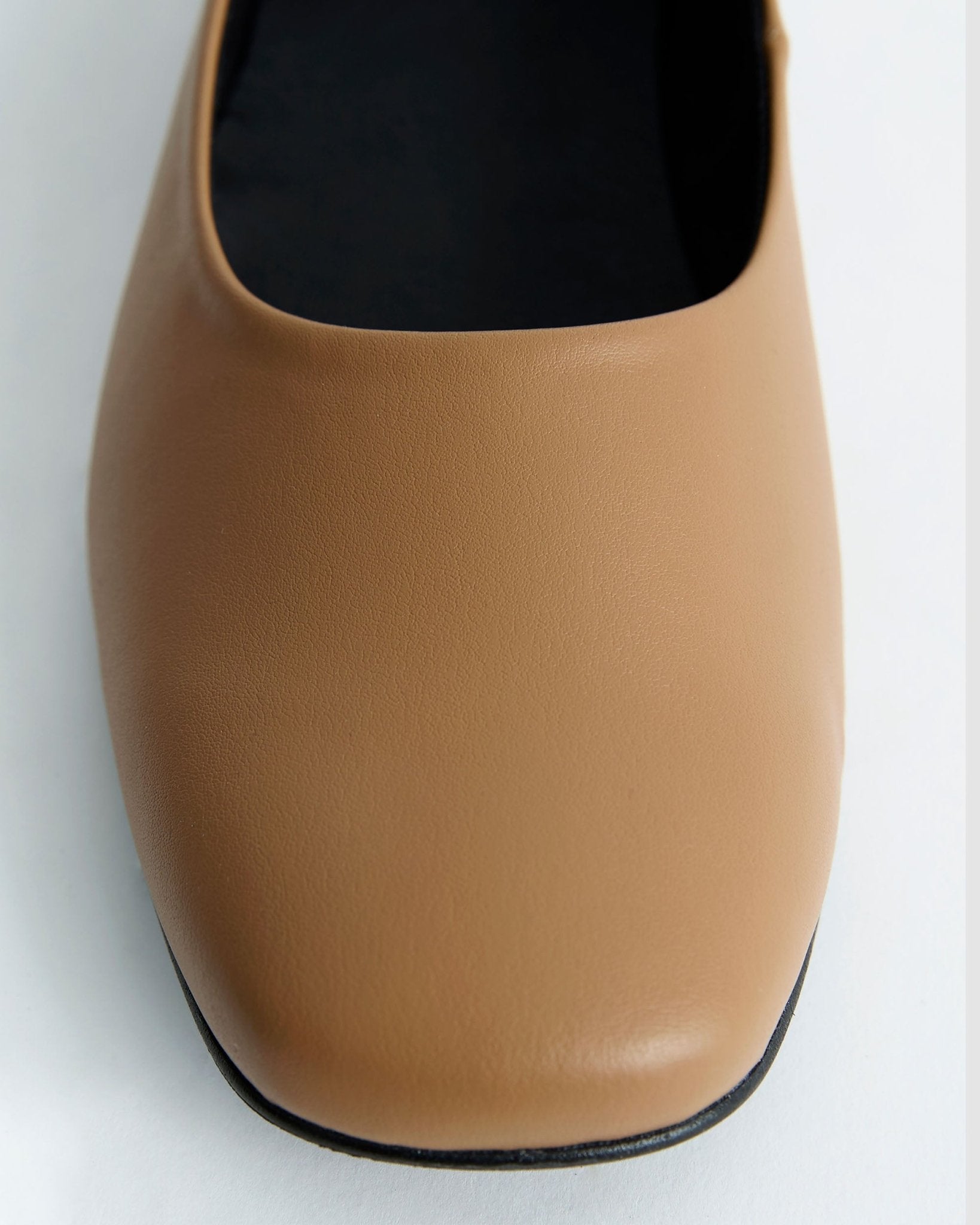 Carmel Diana Pumps beige ballerinas with a square - cut shape - Vegan America