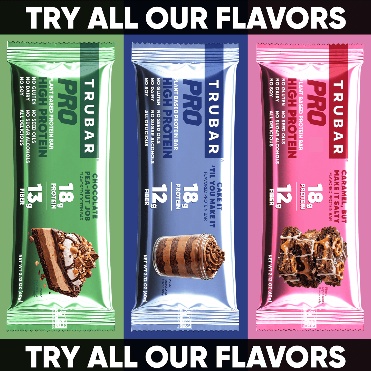 TRUBAR PRO Chocolate Pea-nut Job - Vegan America