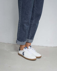 Brava Sneakers White Blue - Vegan America