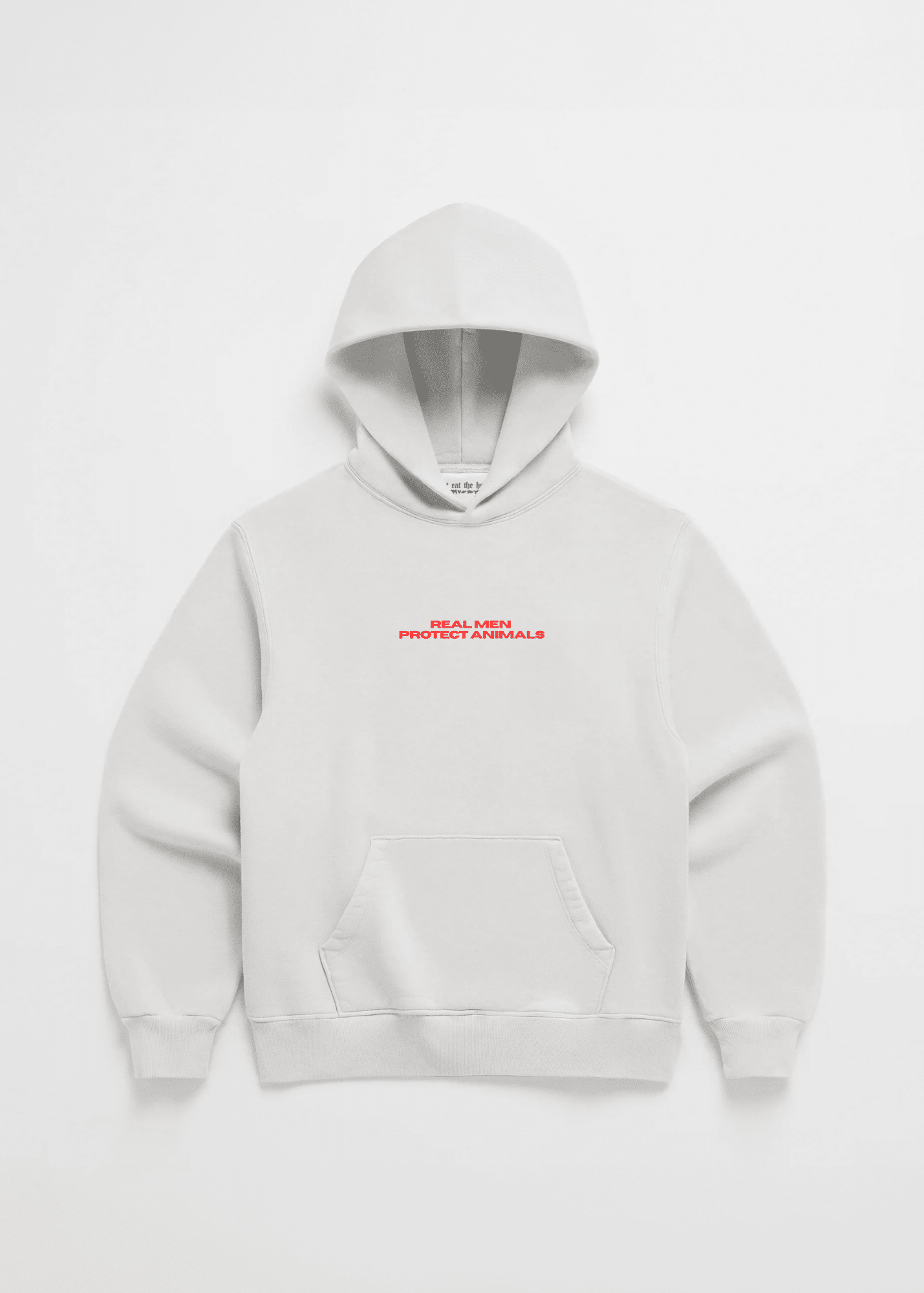 REAL MEN PROTECT ANIMALS HOODIE - Vegan America
