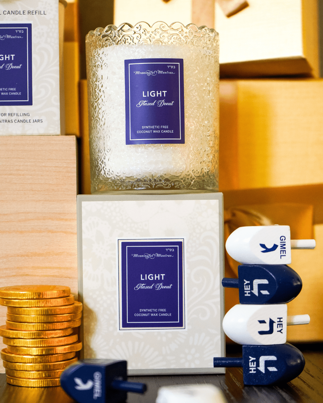 Glazed Donut Natural Candle 8oz Kaia Collection - Vegan America