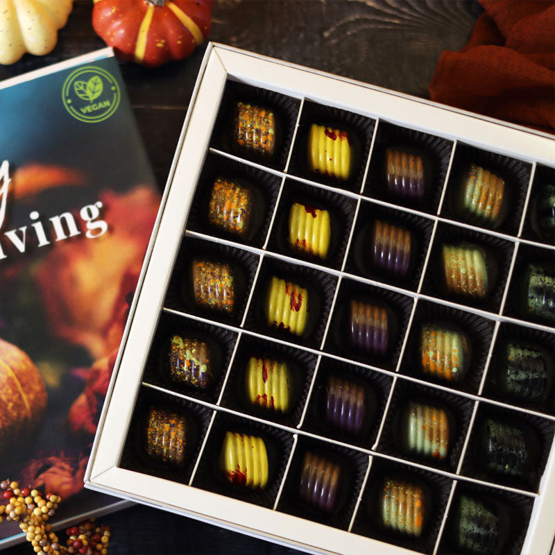 **VEGAN** 25 Piece Thanksgiving Chocolate Collection