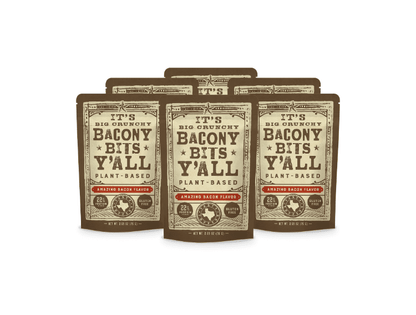 Big Crunchy Bacony Bits (Retail 6 - Pack) - Vegan America