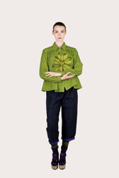 LO NEEL Chemise Hila Verte - Vegan America