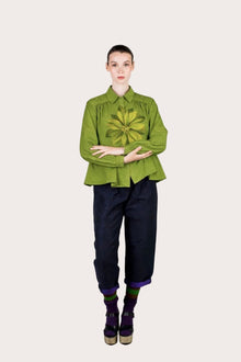 LO NEEL Chemise Hila Verte - Vegan America