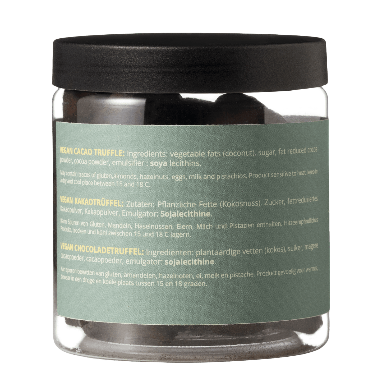 Vegan Summer Truffles Gift Jar 130g | Dairy-Free Summer Chocolate