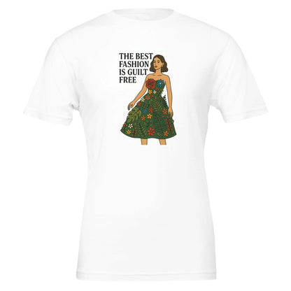 Best Fashion is Guilt Free Premium Tshirt, 100% Cotton - Vegan America
