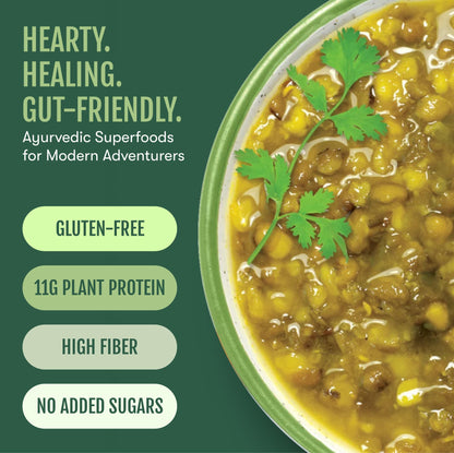 Sprouted Mung Dal Stew: Zesty Ginger & Turmeric | 3+ Servings - Vegan America