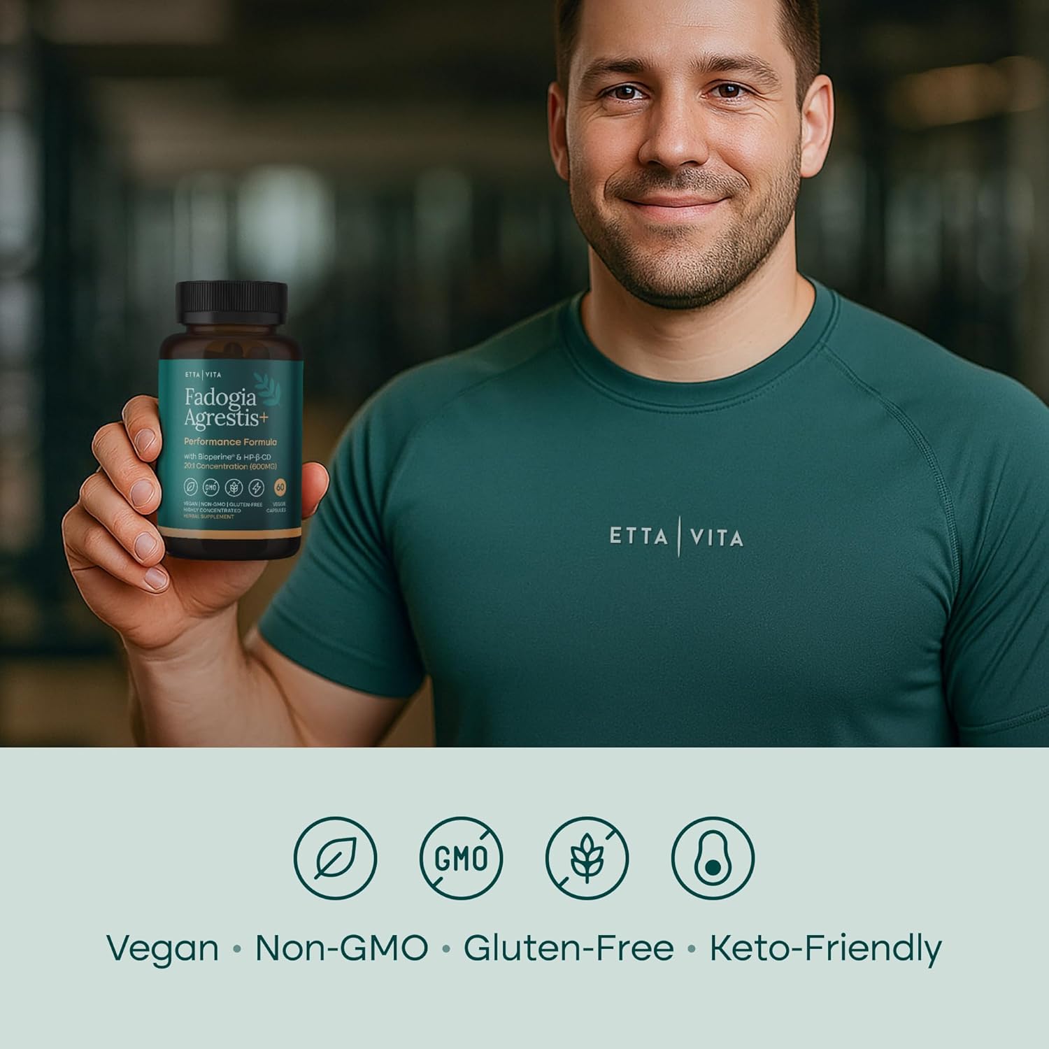 Organic Fadogia Agrestis 600mg for Natural Test Support - Vegan America