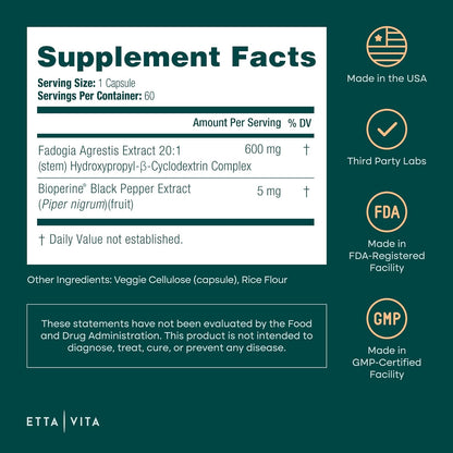 Organic Fadogia Agrestis 600mg for Natural Test Support - Vegan America