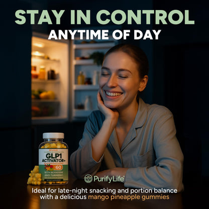 GLP1 Activator+ with Berberine and Turmeric - GLP - 1 Gummies - Vegan America