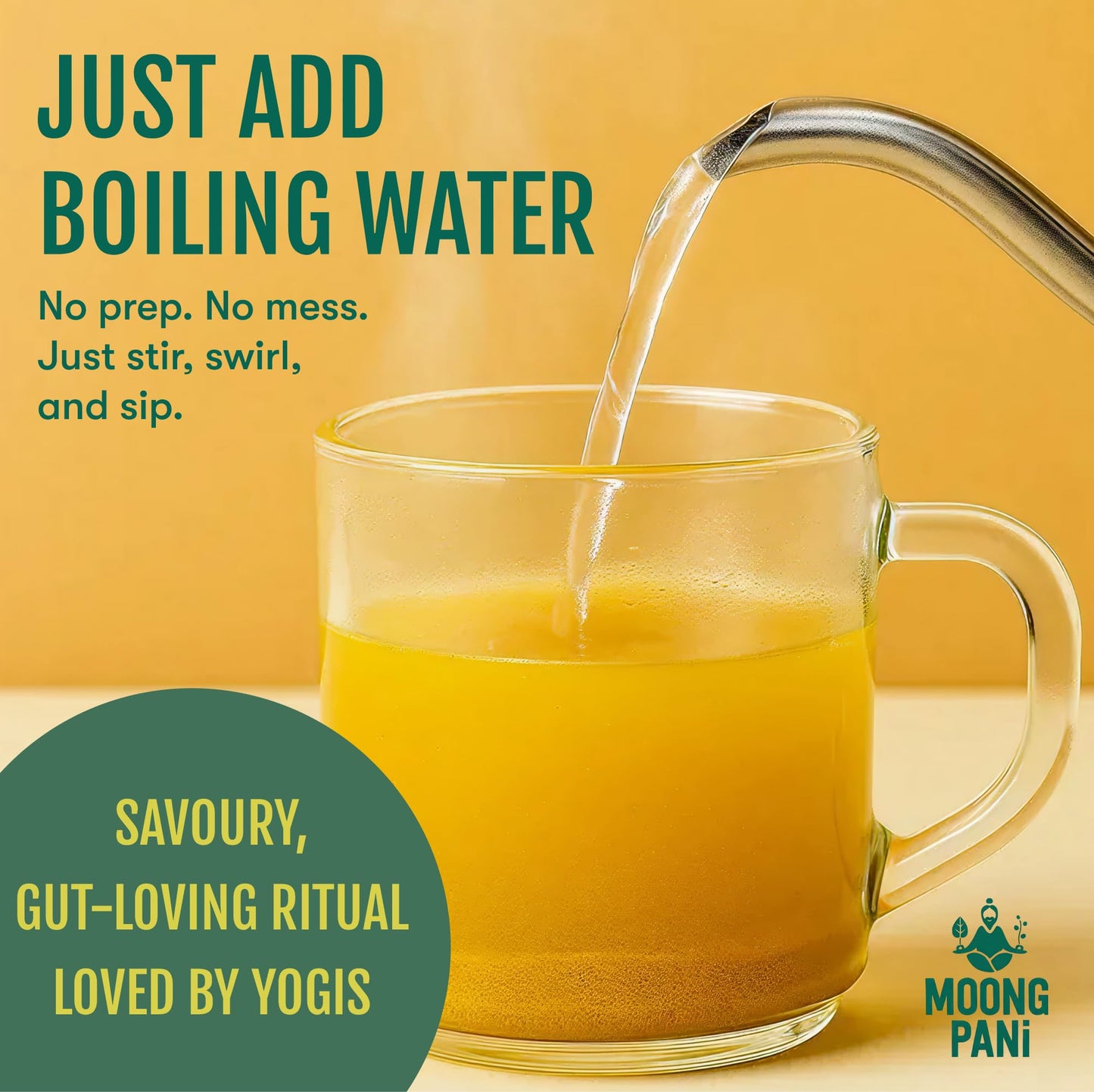 Italian Herbs & Turmeric Golden Mung Sipping Broth | 9 Cups