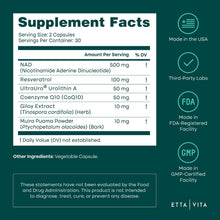 Liposomal NAD+ Supplement 500mg with Urolithin A, CoQ10, Resveratrol & Muira Puama (Made in USA), NAD Supplement for Cellular Energy, Cognitive, Anti-Aging & Detox Support - 3rd Party Tested, Non-GMO