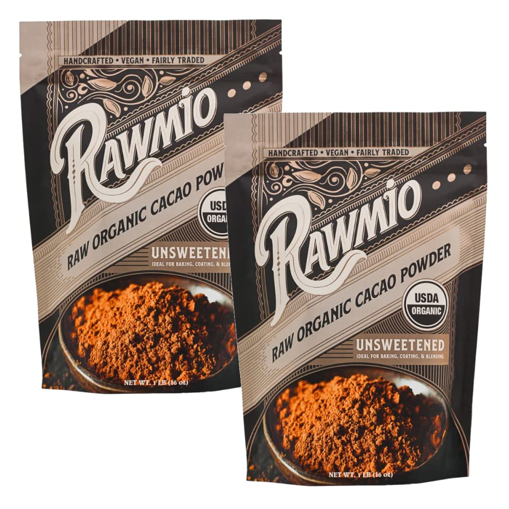 Raw Organic Cacao Powder - 16 oz - Vegan America