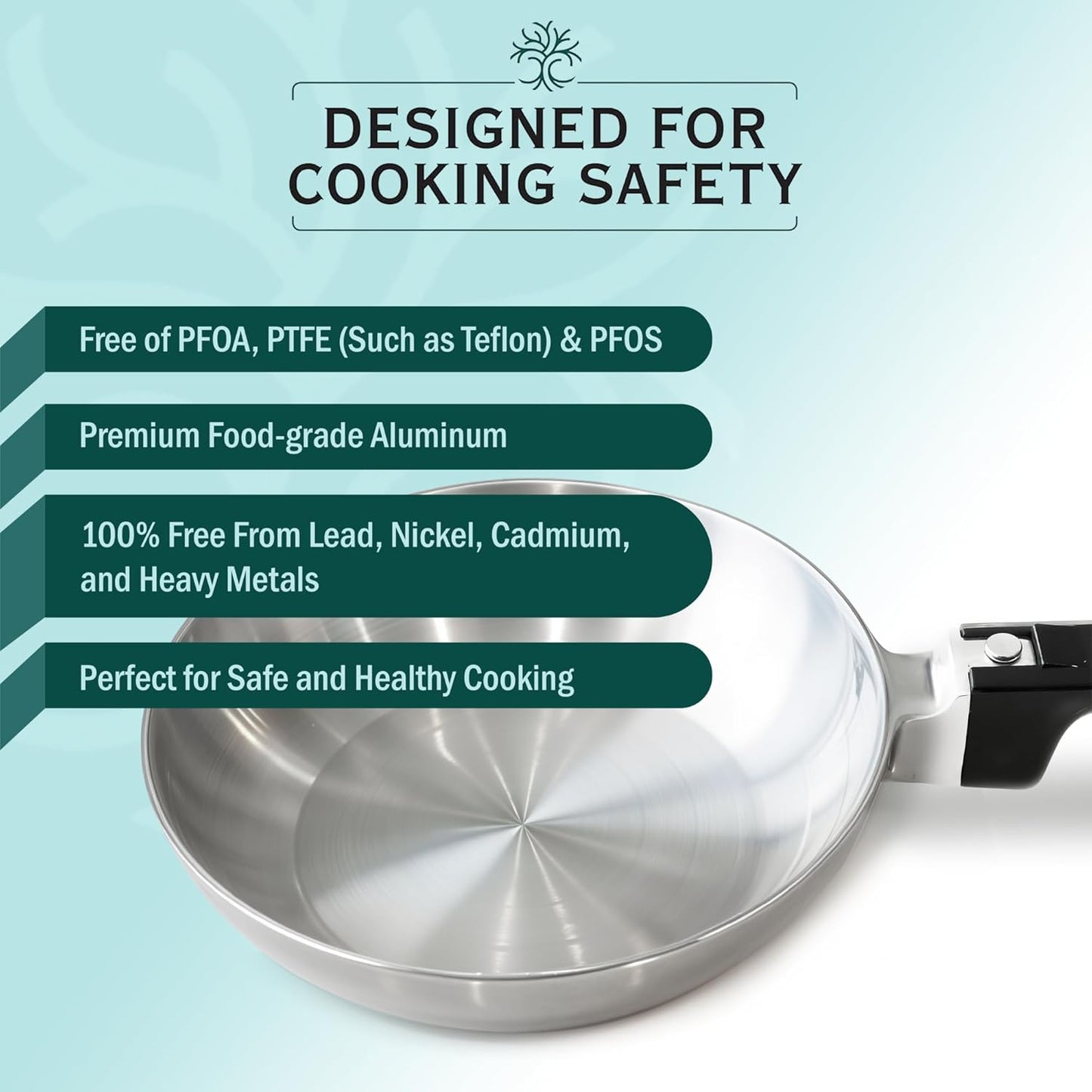 Signature Skillet Collection - Set of 4 Skillets - 8", 10", 11" and 13" - Vegan America