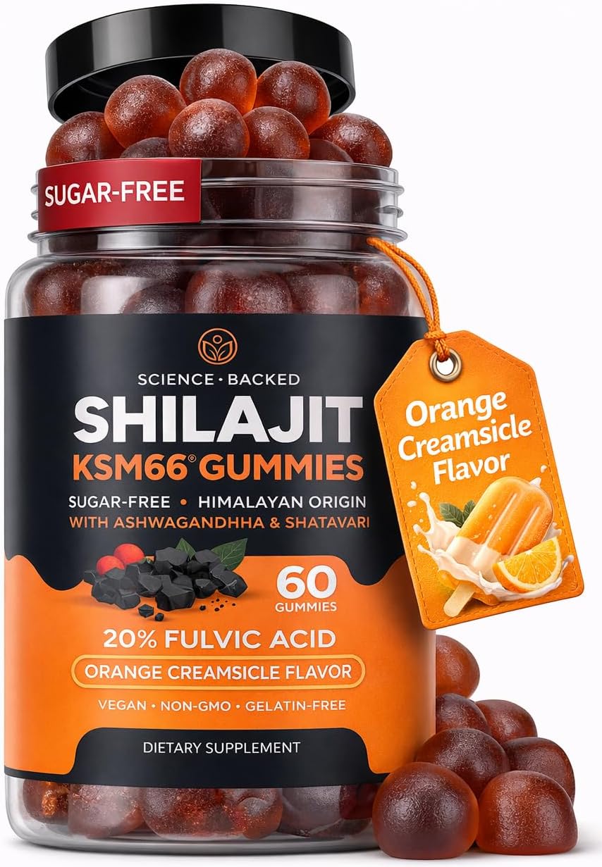 Purify Life Sugar-Free Himalayan Shilajit Gummies for Men and Women